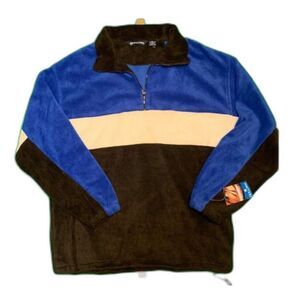 Mens Holloway Long Sleeve Jacket 2XL Block Color Pullover 100% Polyester - NEW